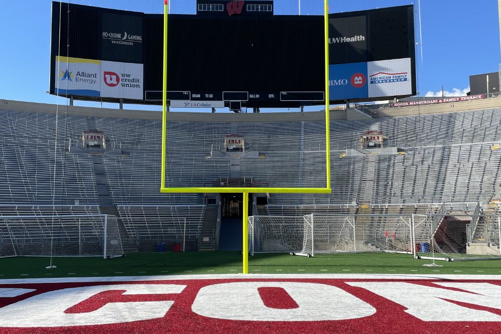 end zone football net